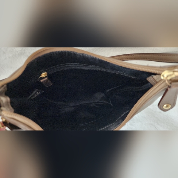 Coach Metallic Pewter Crossbody Purse - Picture 3 of 3